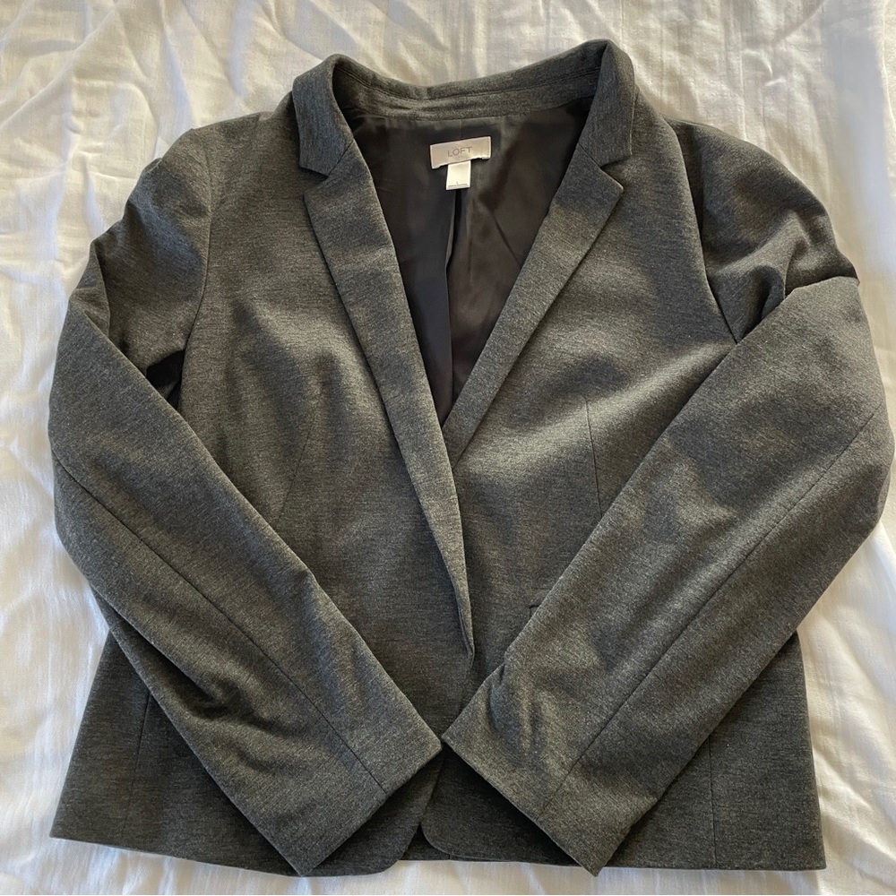 Loft Gray Sporty Blazer